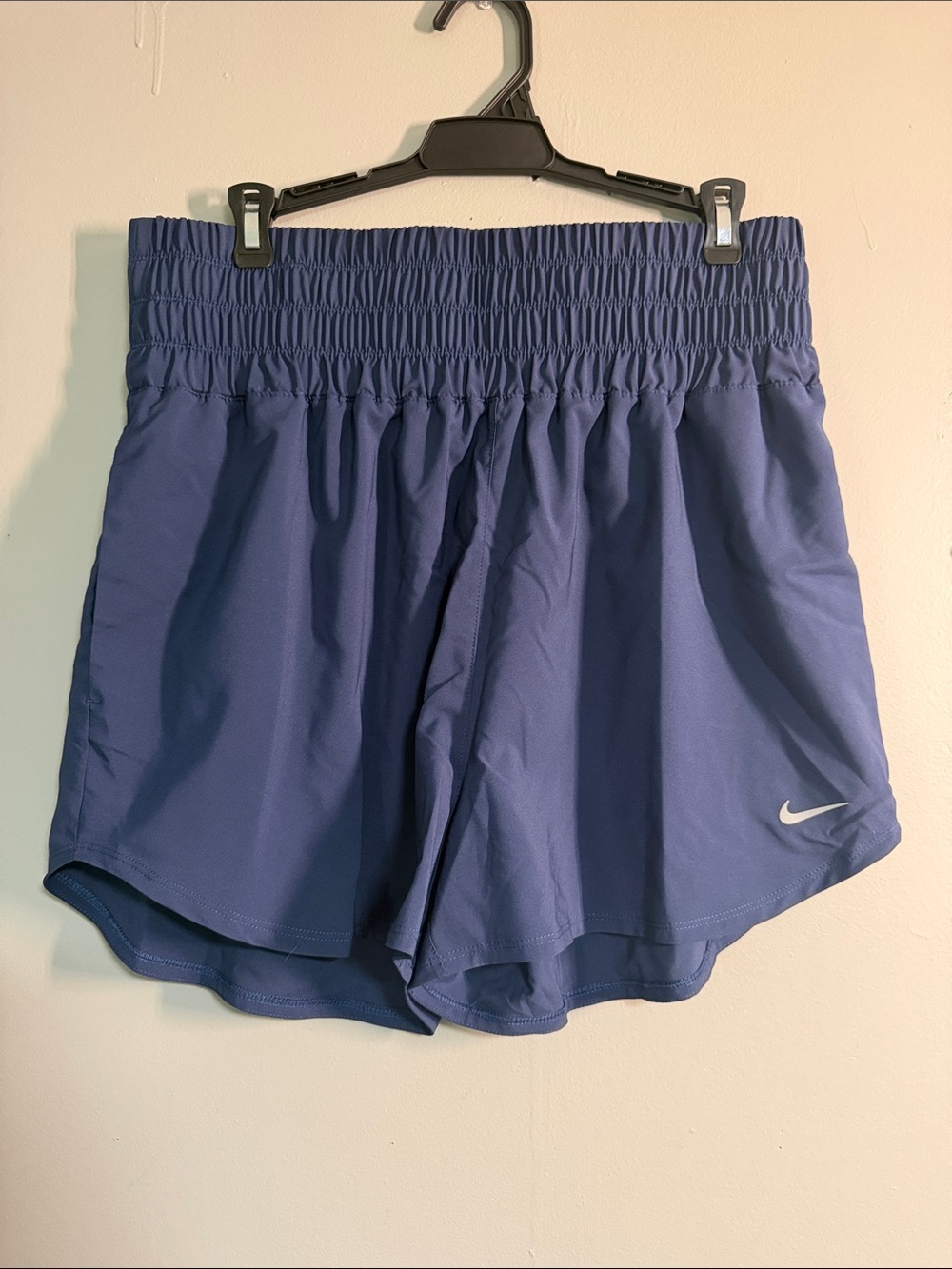 Nike Women's Navy Blue Athletic Shorts